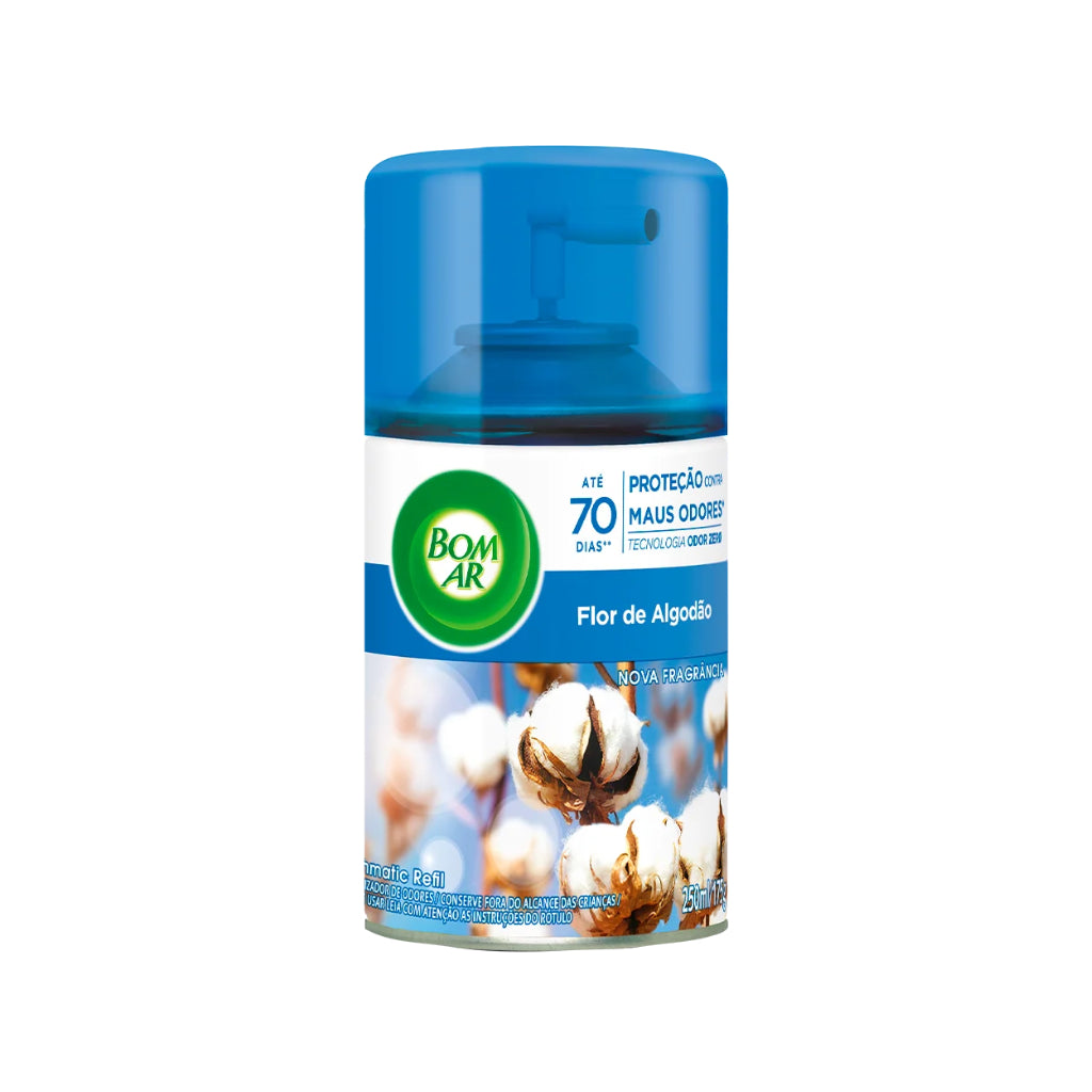 Odorizador De Ar Flor de Algodão Freshmatic Refil 250ml