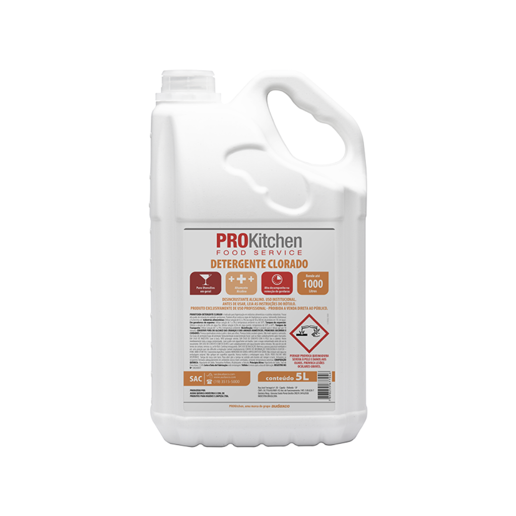Detergente Clorado Prokitchen 5L