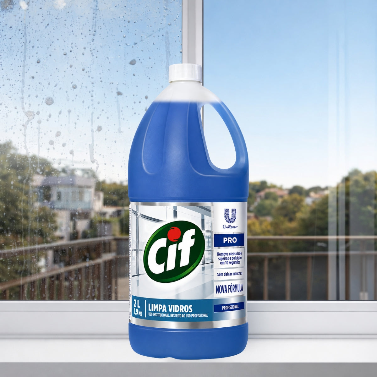 Limpa Vidros Profissional Secagem Ultrarápida Cif 2 Litros