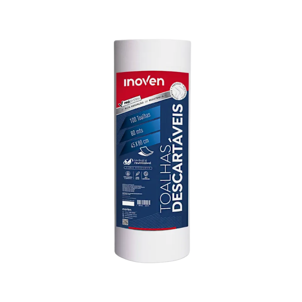 Pano Toalha Wiper TW4580 Branco Inoven 100 Unidades