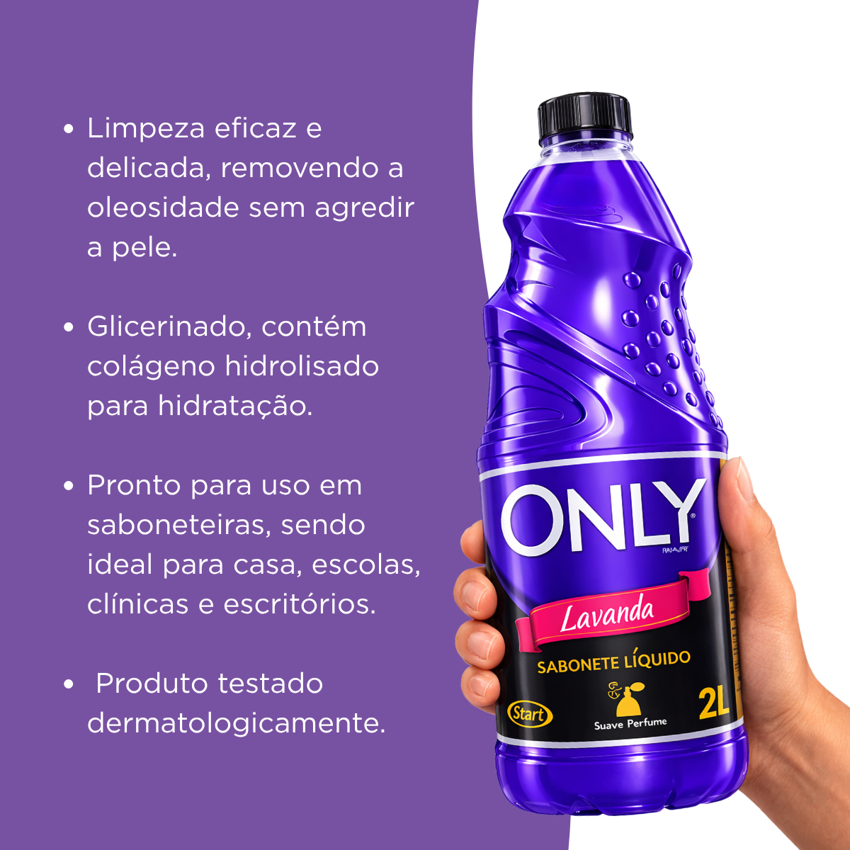 Sabonete Líquido Lavanda Only 2L Start