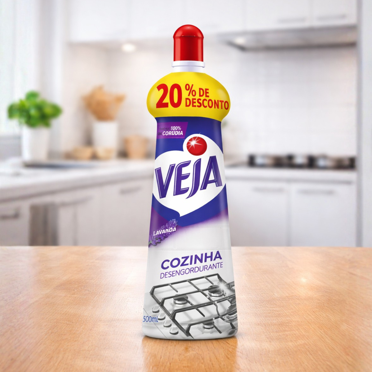 Limpador Veja Desengordurante Cozinha 500ml - Lavanda