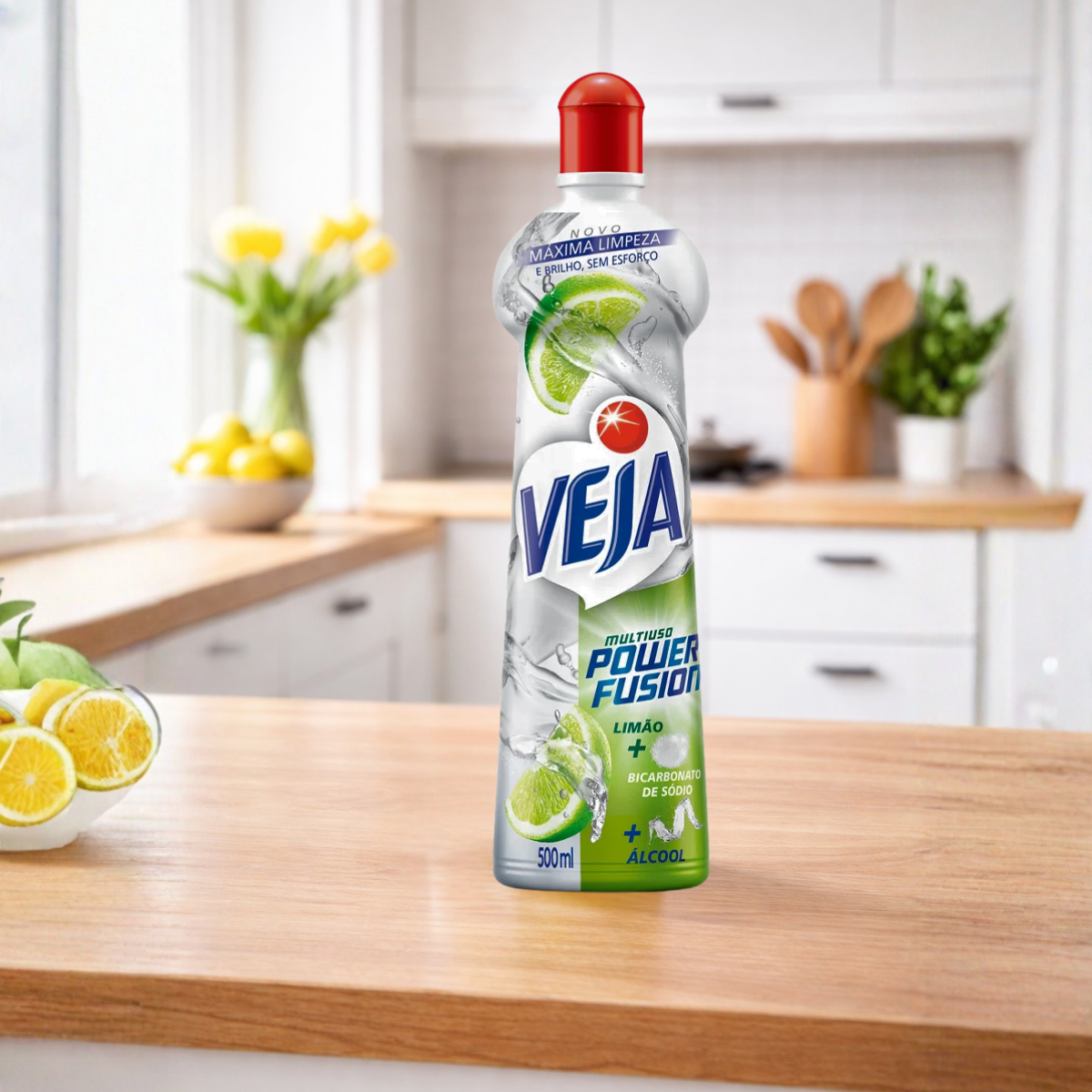 Limpador Multiuso Veja Power Fusion Limão 500ml