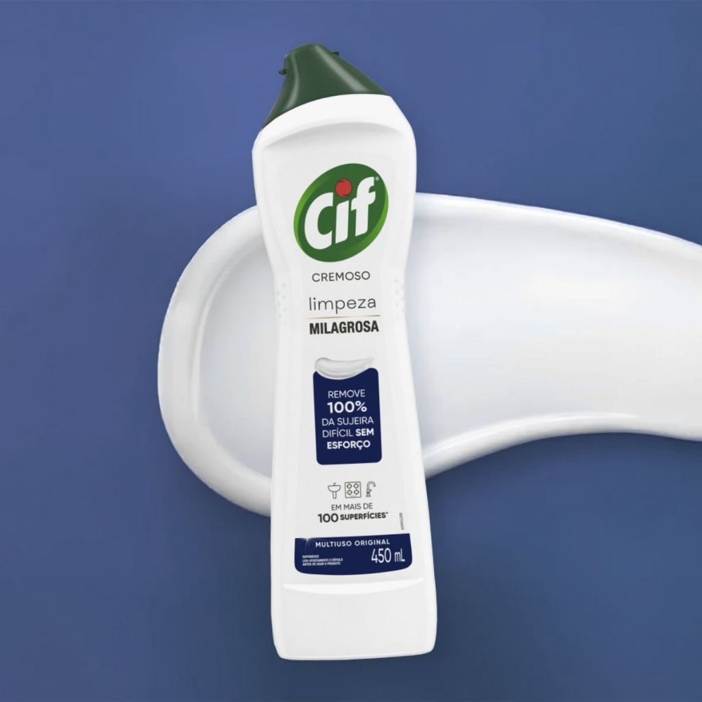 Cif Limpador Multiuso Cremoso Original Limpeza Milagrosa 450ml