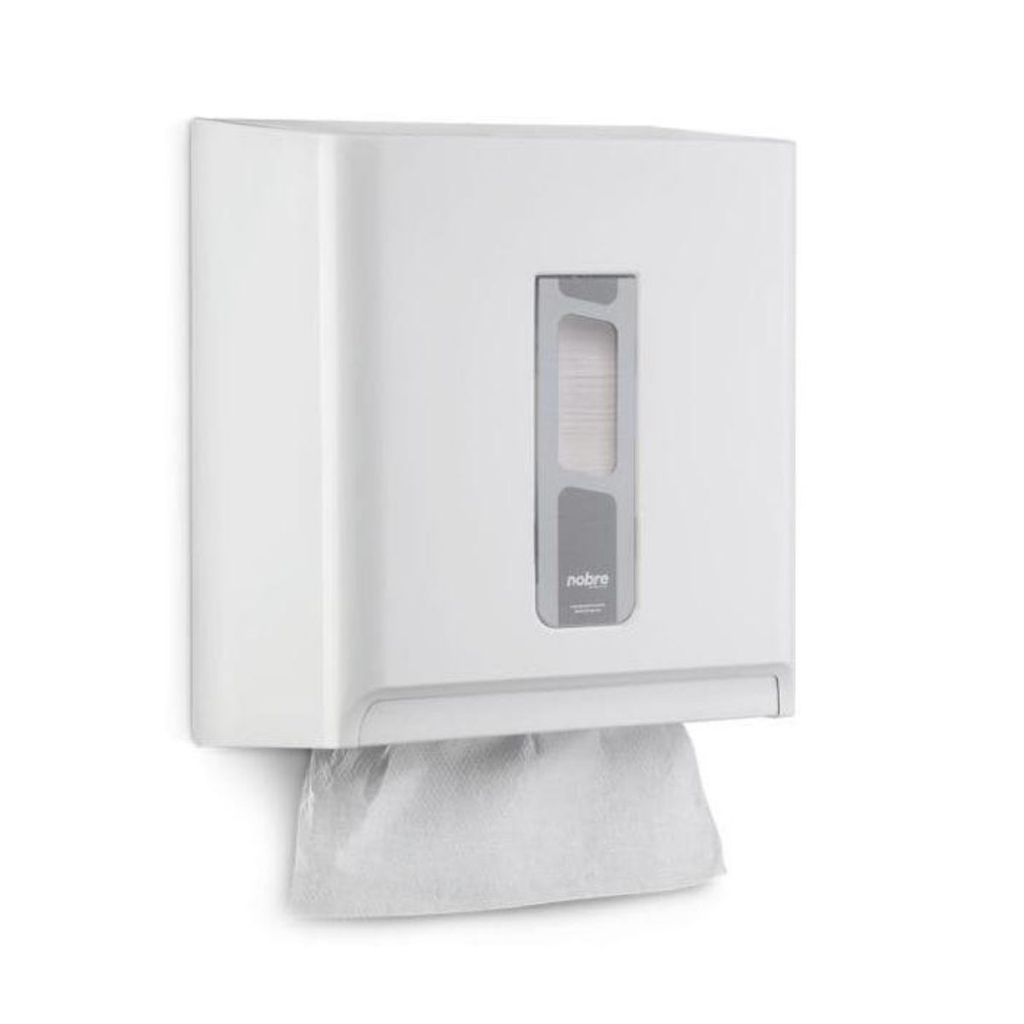 Dispenser De Papel Toalha Interfolhas P/Parede Nobre - Branco