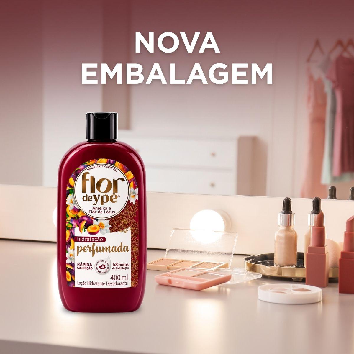 Hidratante Corporal Flor de Ypê Ameixa e Flor de Lótus 400ml