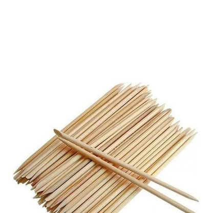Palito De Unha Bambu Chanfrado Inoven 100 Unidades