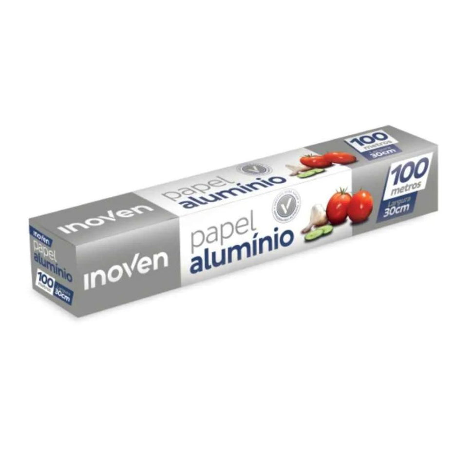 Papel Alumínio Inoven 30cm x 100m