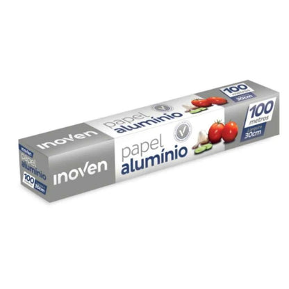Papel Alumínio Inoven 30cm x 100m