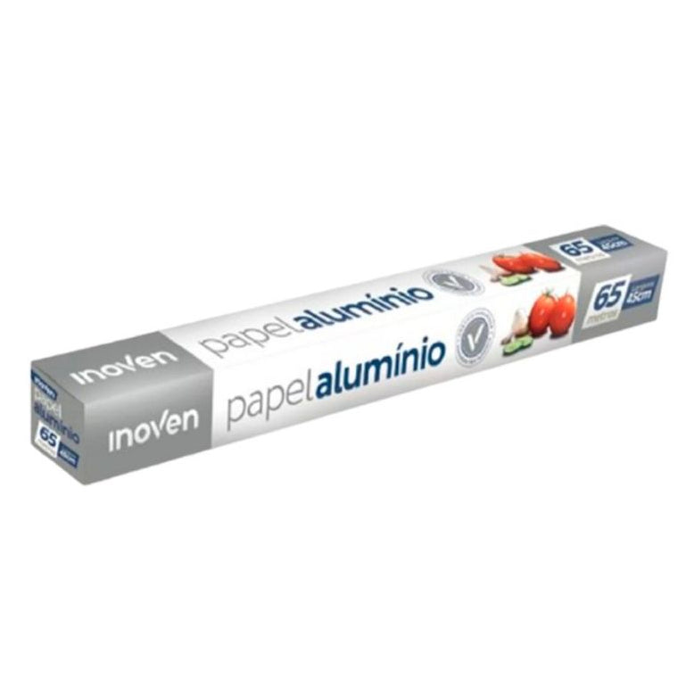 Papel Alumínio Inoven 45cm x 65m