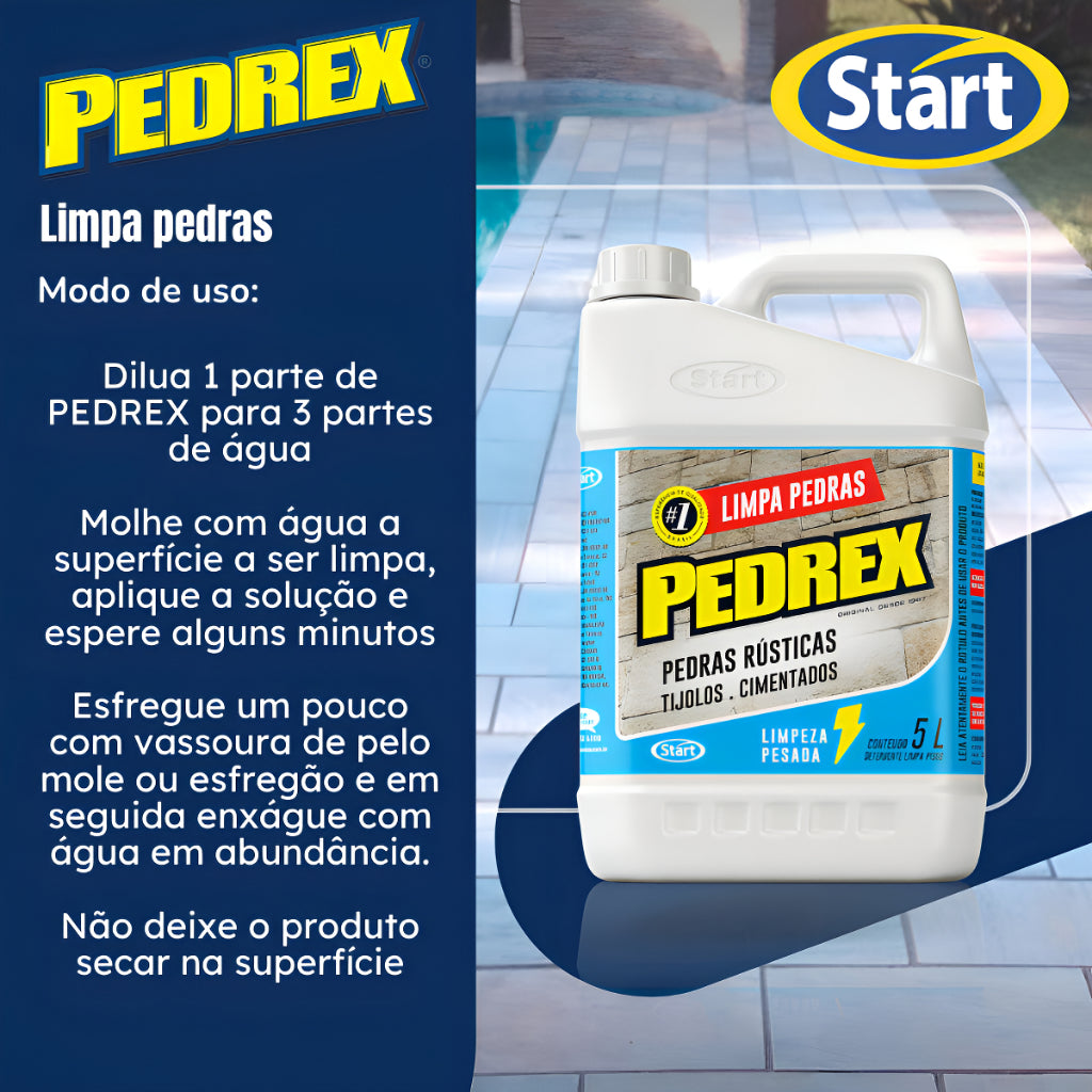 Limpa Pedra Concentrado Pedrex Start 5 litros