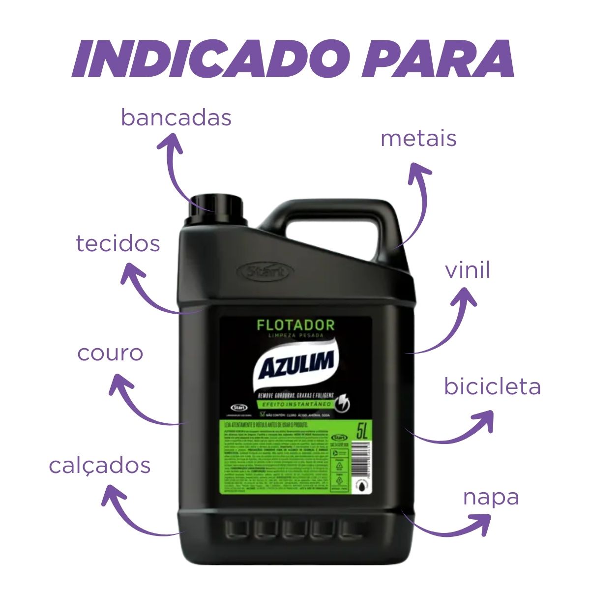 Limpador Flotador Azulim 5L
