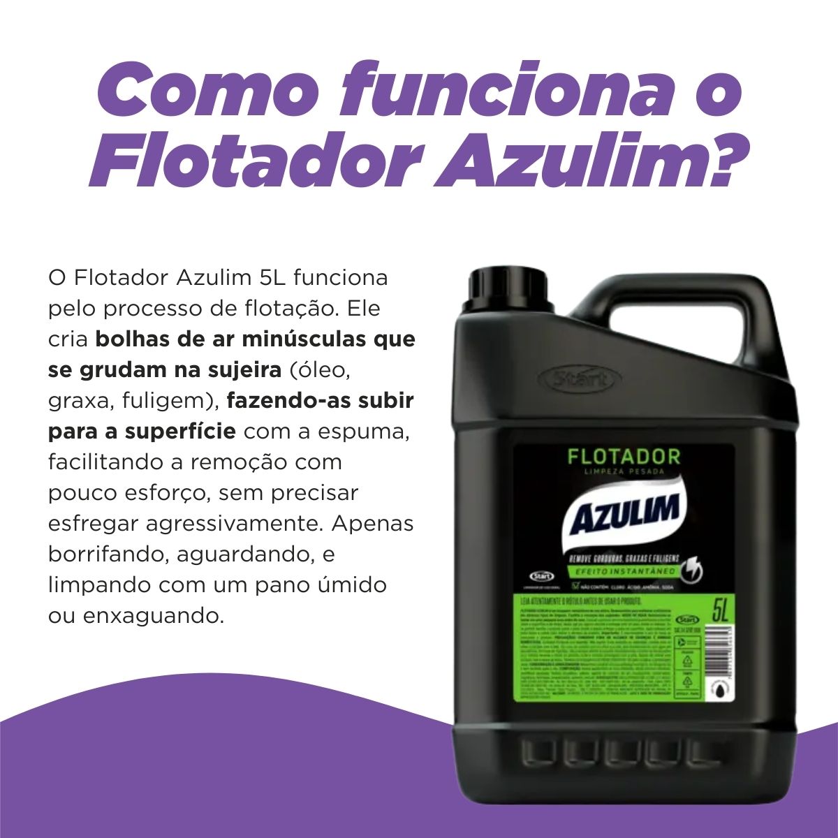 Limpador Flotador Azulim 5L