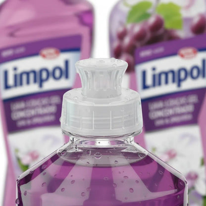 Detergente Gel Concentrado Limpol Uva E Orquídea 400g