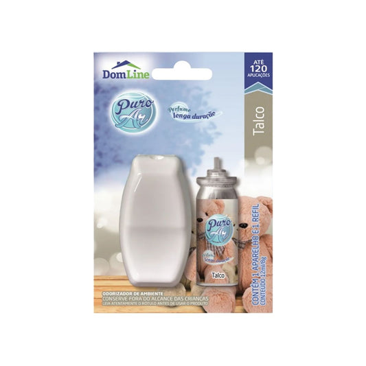Odorizador Spray Talco Refil Aparelho 12ml Puro Ar