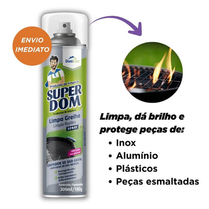 Limpa Grelha Super Dom 300ml/180g