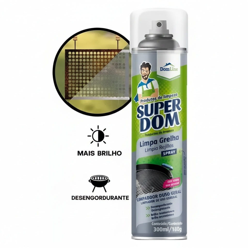 Limpa Grelha Super Dom 300ml/180g