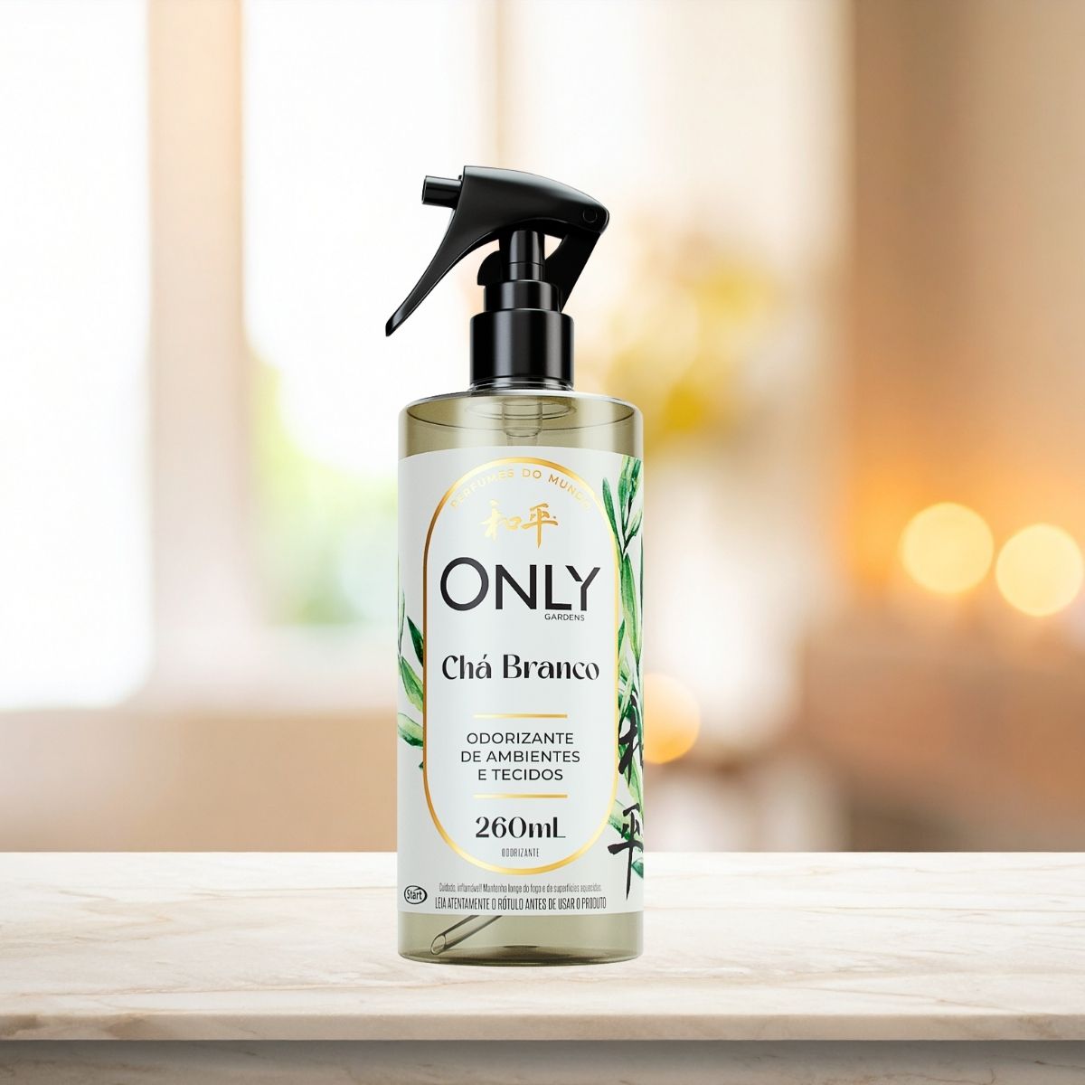 Odorizador de Ambientes E Tecidos Chá Branco 260ml Only