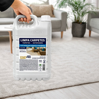 Limpa Carpetes Tapetes Estofados Profissional Start 5 Litros