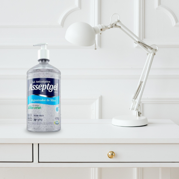 Álcool Gel 70% Asseptgel 420g
