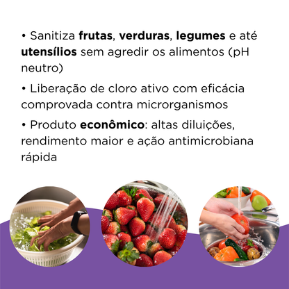 Sanitizante De Frutas E Verduras Startclor 1kg