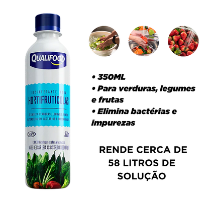 Desinfetante Hortifrutícola Qualifood Start 350ml