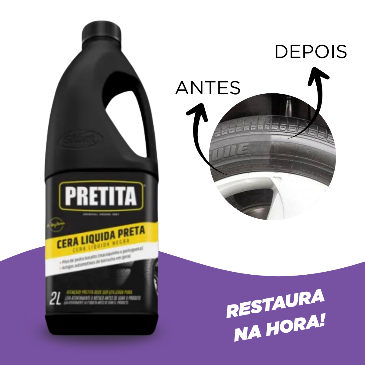 Cera Líquida Pretita 2L Start