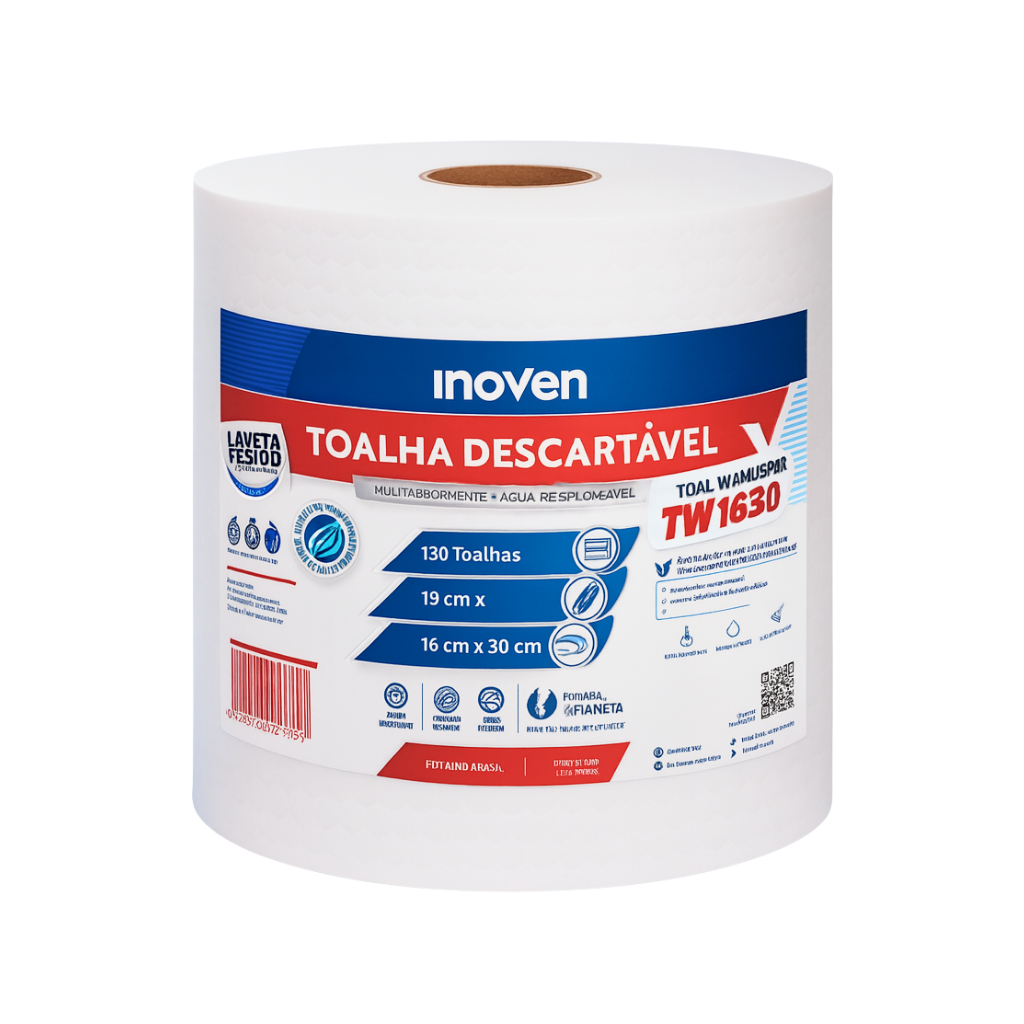 Pano Wiper TW1630 Branco Inoven 150 Unidades