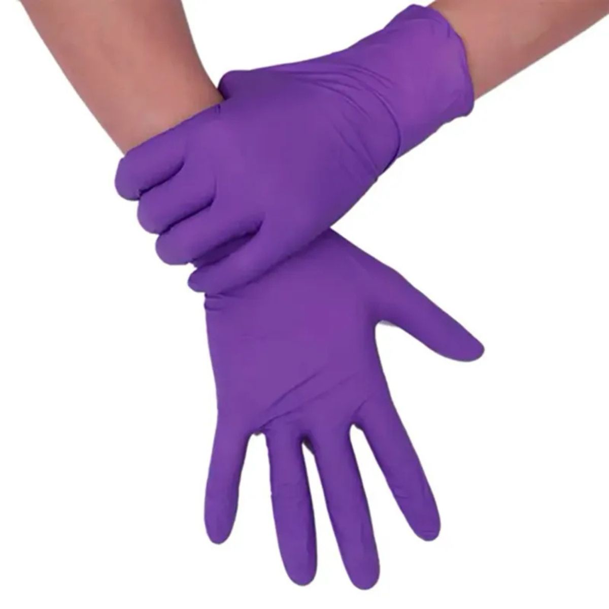 Luva de Procedimento Látex Roxa com Pó Unigloves 100 Unidades - P