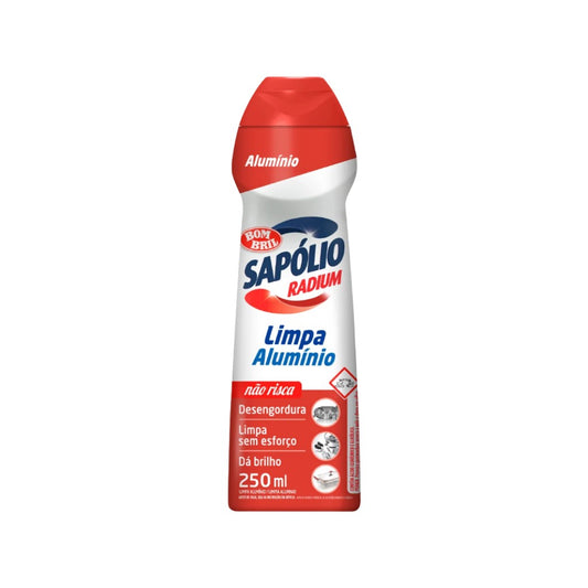 Sapólio Radium Cremoso Limpa Alumínio 250ml Bombril