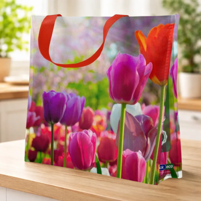 Sacola Reutilizável Flores Bompack
