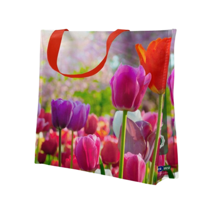 Sacola Reutilizável Flores Bompack