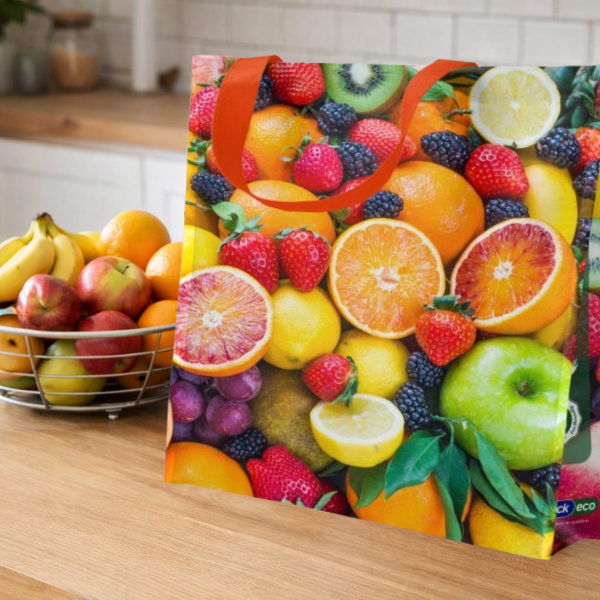 Sacola Reutilizável Frutas Bompack