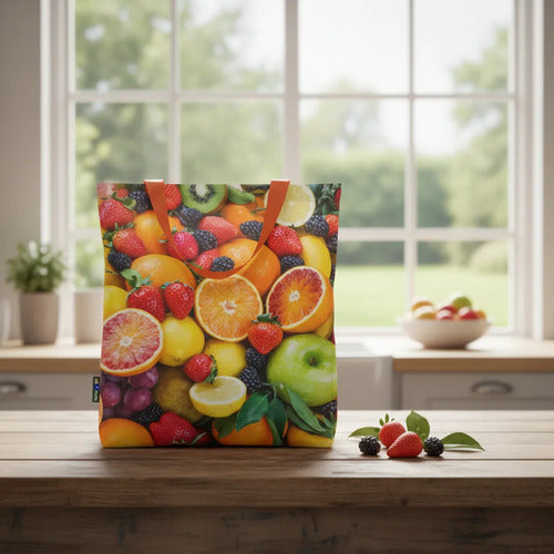 Sacola Reutilizável Frutas Bompack