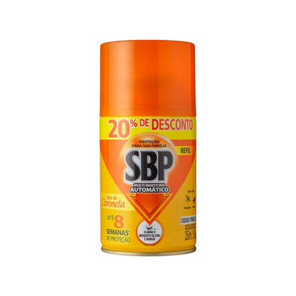 Inseticida SBP Refil Líquido Elétrico Citronela 250ml