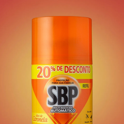 Inseticida SBP Refil Líquido Elétrico Citronela 250ml