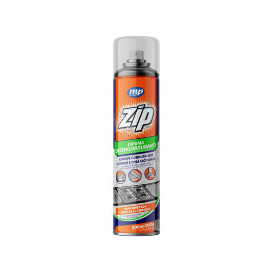 Espuma Desengordurante Spray Zip Clean 300ml