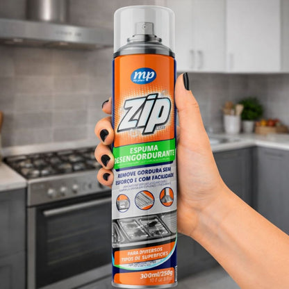 Espuma Desengordurante Spray Zip Clean 300ml