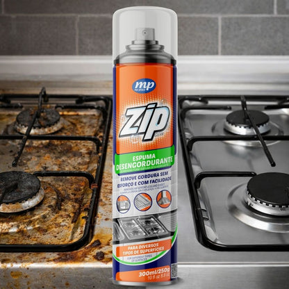 Espuma Desengordurante Spray Zip Clean 300ml