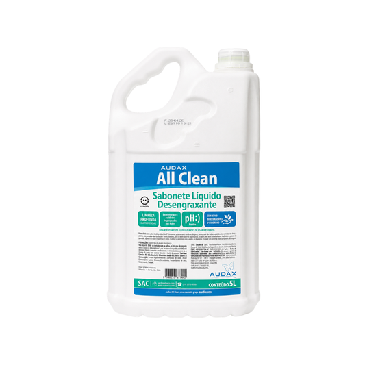 Sabonete Líquido Desengraxante Ph Neutro Audax All Clean 5L