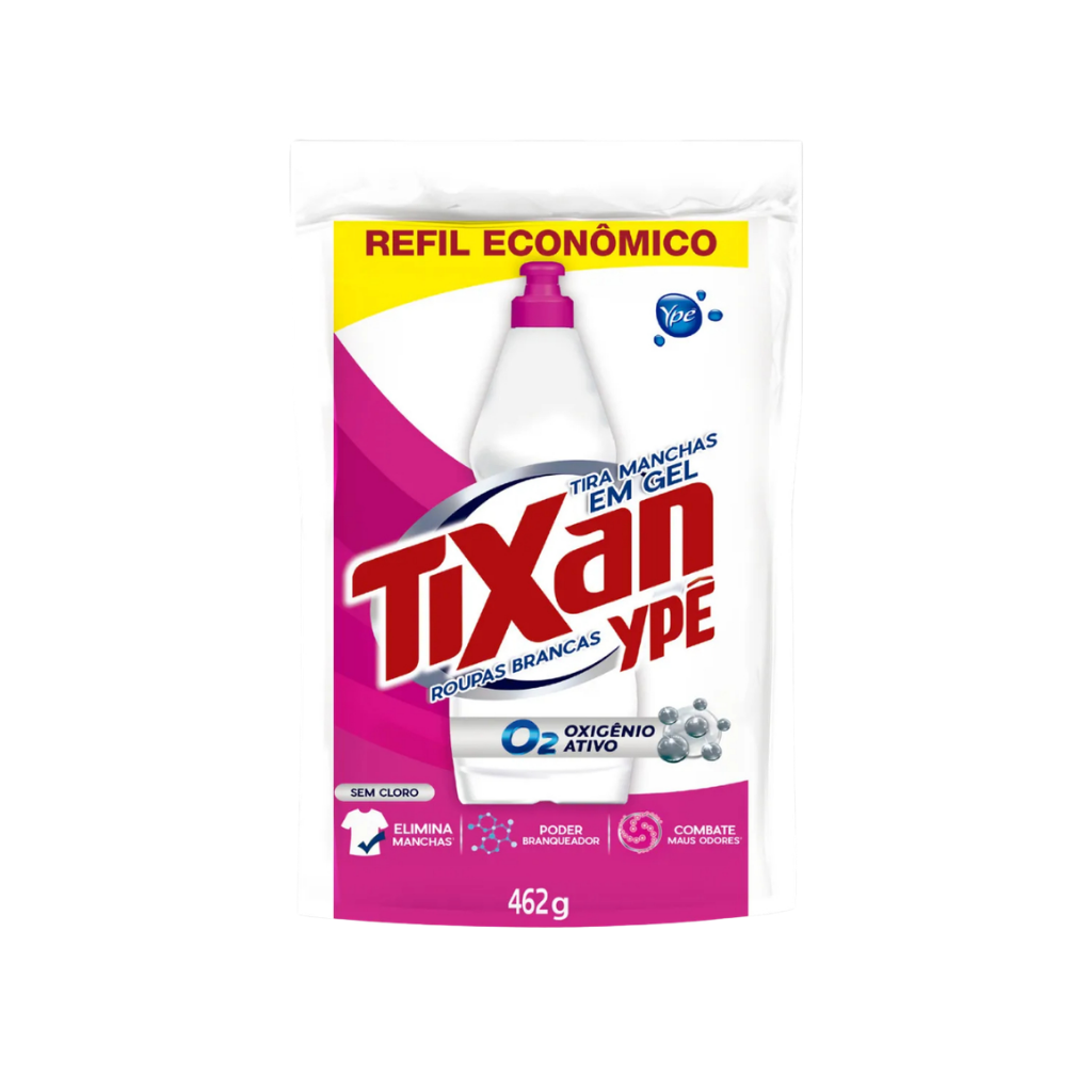 Tira Manchas Em Gel Tixan Ypê Refil 462g