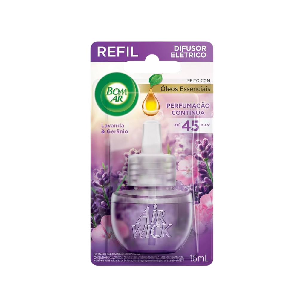 Difusor Elétrico Bom Ar Lavanda 16ml