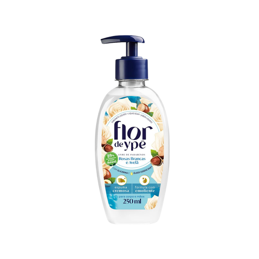 Sabonete Líquido Flor De Ypê Rosas Brancas E Avelã 250ml