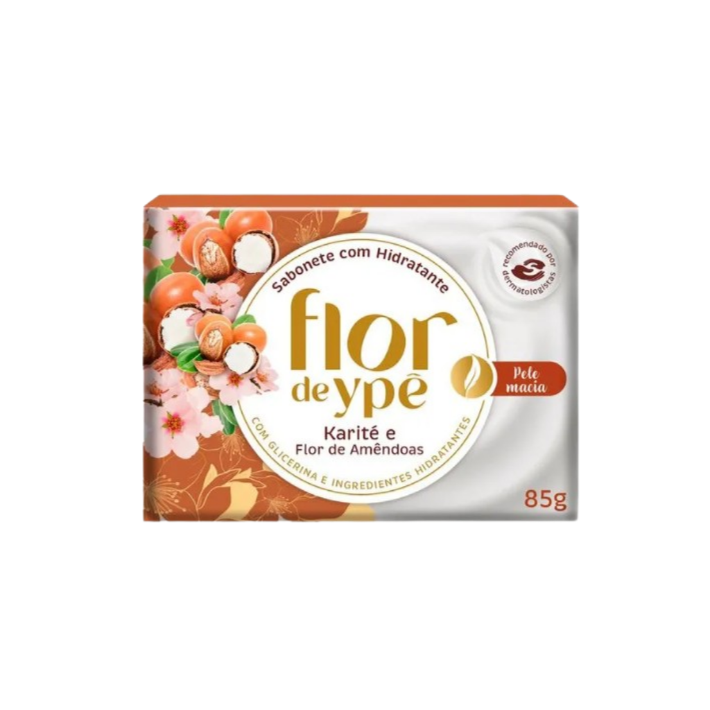 Sabonete Flor de Ypê Karité e Flor de Amêndoas 85g