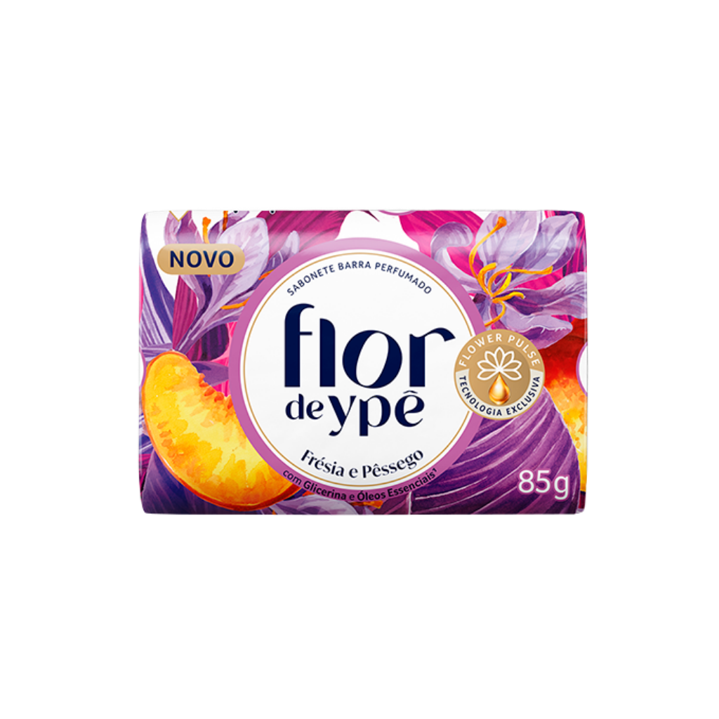 Sabonete Flor De Ypê Frésia E Pêssego 85g