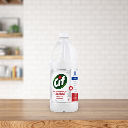Limpador Higienizador + Álcool Sem Cheiro CIF Pro 2 Litros