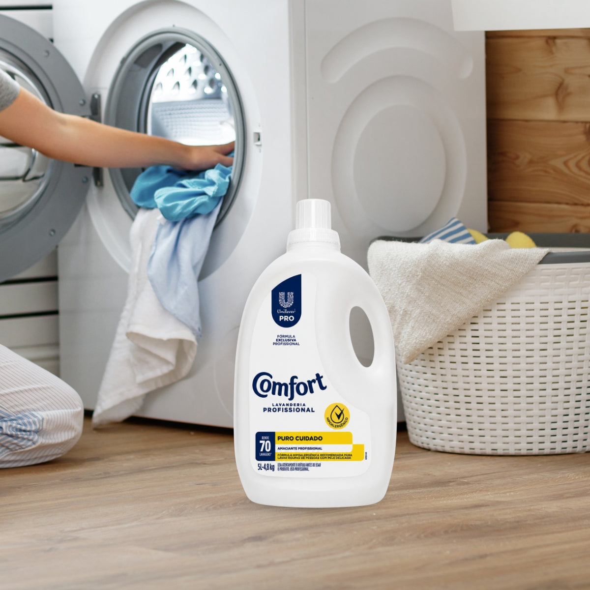 Amaciante Comfort Lavanderia Profissional Puro Cuidado 5 L