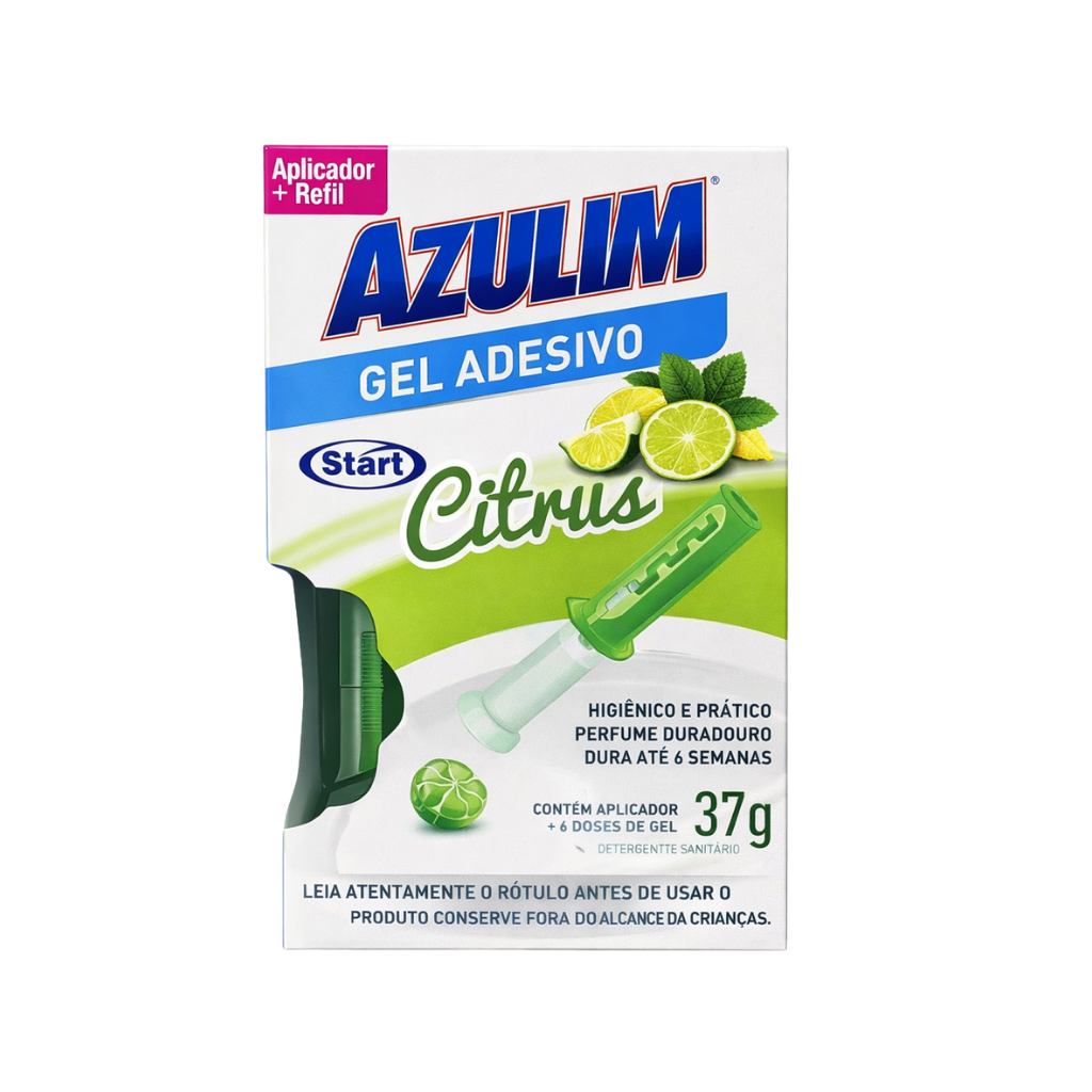 Gel Adesivo Citrus Azulim 37g com Aplicador E Refil