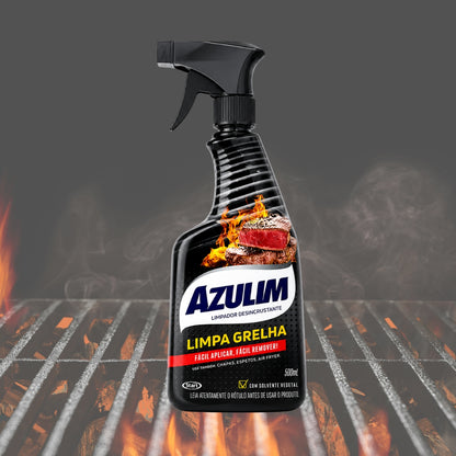 Desincrustante Limpa Grelhas Chapas Air Fryer Azulim 500 Ml
