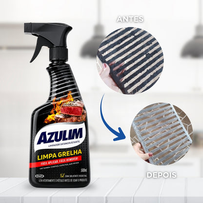 Desincrustante Limpa Grelhas Chapas Air Fryer Azulim 500 Ml